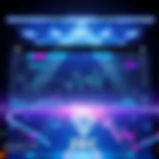 A visual representation of a real-time dashboard showing ZEC price movements and market data