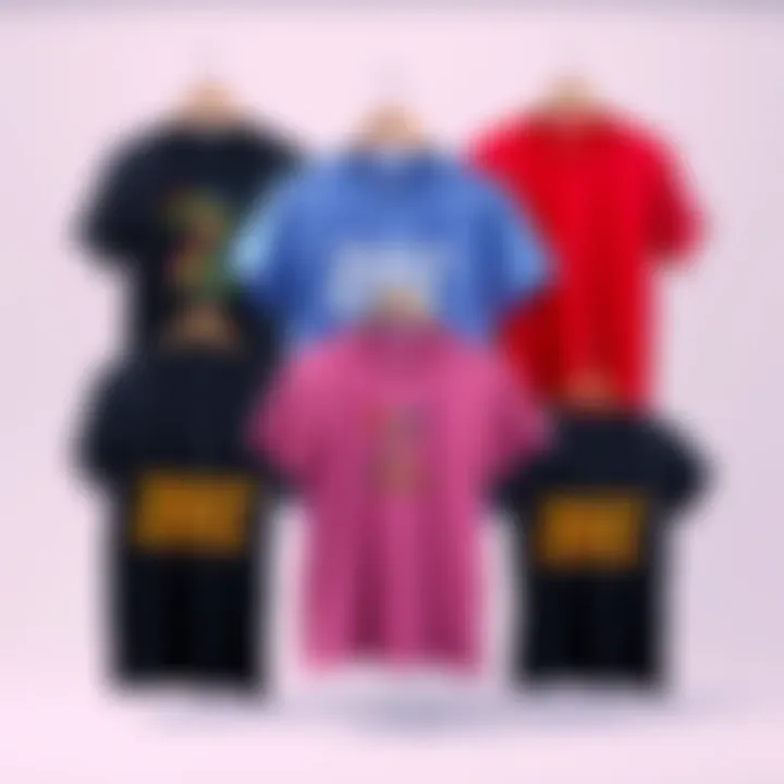 A collection of unique ZEC T-shirts designed for enthusiasts, showcasing various styles and colors.
