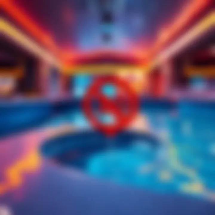 Zero Yield Pool Concept A graphic showing a pool with a zero sign and blocked withdrawal symbol, indicating issues with the 420 pool site yields and withdrawals.