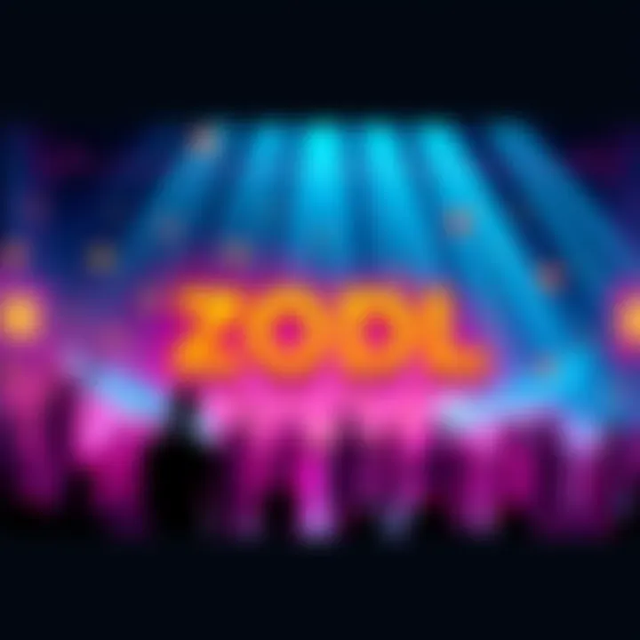A digital graphic showcasing the launch of ZODL with bright colors and currency symbols, engaging people in the digital space.