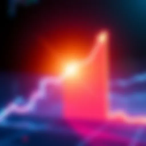 A line graph displaying a sharp upward trend, representing Zora's potential growth in the market